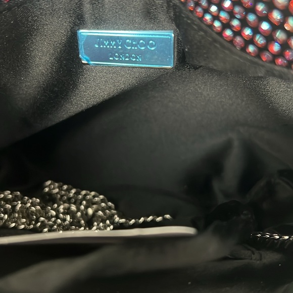 NEW Jimmy Choo Bonny All-Over Crystal Mini Top Handle Bag, New w/Tag in Box - Picture 4 of 13